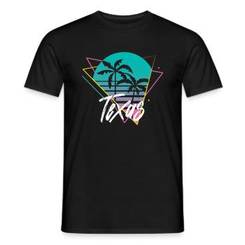 Texas - Männer T-Shirt - Schwarz - Vorne - AI Model Male 178 light (178cm)