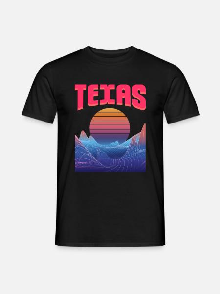 Texas - Men's T-Shirt - black