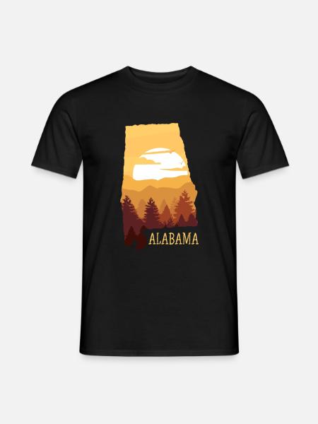 Alabama - Men's T-Shirt - black