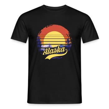 Alaska - T-shirt homme - noir - Devant - AI Model Male 178 light (178cm)