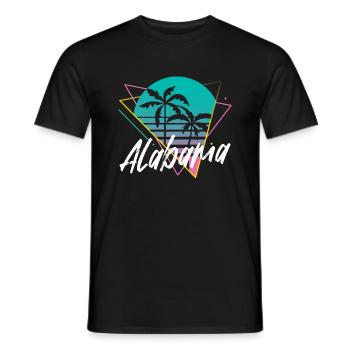alabama - Männer T-Shirt - Schwarz - Vorne - AI Model Male 178 light (178cm)