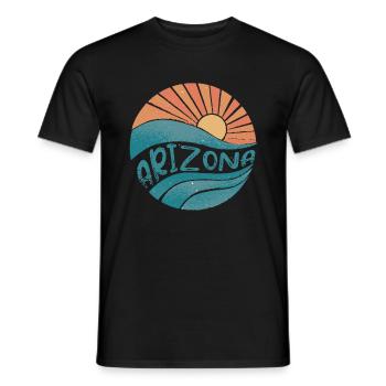 Arizona - T-shirt homme - noir - Devant - AI Model Male 178 light (178cm)