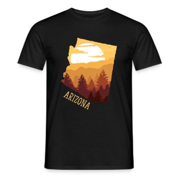 Arizona - T-shirt homme - noir - Devant - AI Model Male 178 light (178cm)