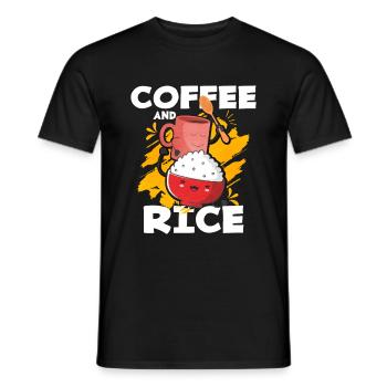 Riz - T-shirt homme - noir - Devant - AI Model Male 178 light (178cm)