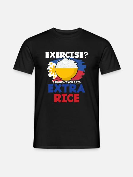 Rice - Men's T-Shirt - black