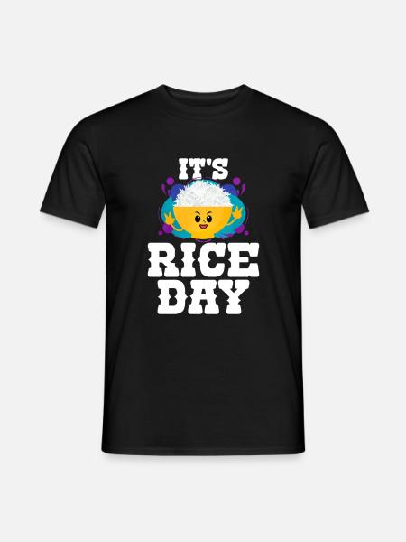 Rice - Men's T-Shirt - black