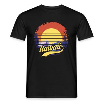 hawaii - Männer T-Shirt - Schwarz - Vorne - AI Model Male 178 light (178cm)