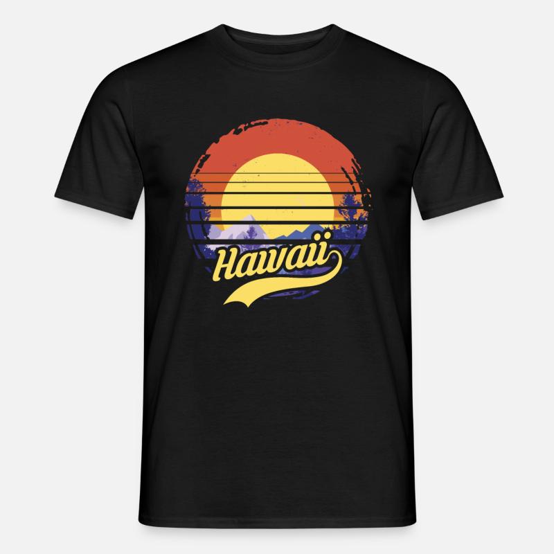 hawaii - Männer T-Shirt - Schwarz
