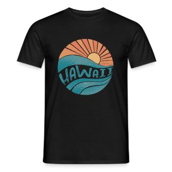 Hawaï - T-shirt homme - noir - Devant - AI Model Male 178 light (178cm)