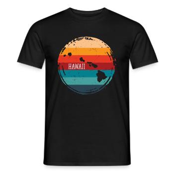hawaii - Männer T-Shirt - Schwarz - Vorne - AI Model Male 178 light (178cm)
