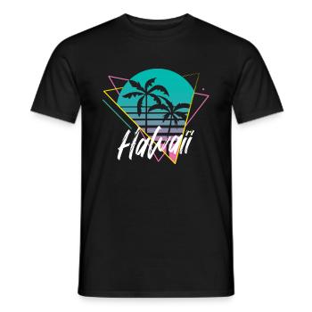 Hawaii - Men's T-Shirt - black - Front - AI Model Male 178 light (178cm)