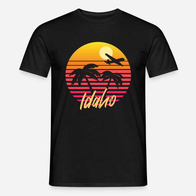 Idaho - Männer T-Shirt - Schwarz