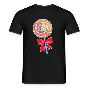 lollipop - Männer T-Shirt - Schwarz - Vorne - AI Model Male 178 light (178cm)