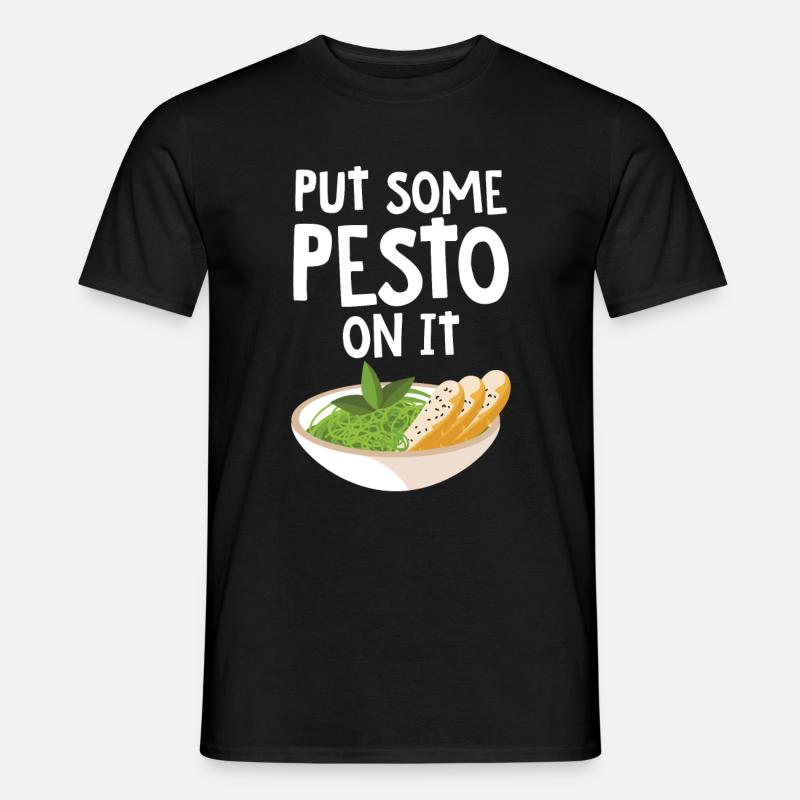 Pesto - Männer T-Shirt - Schwarz