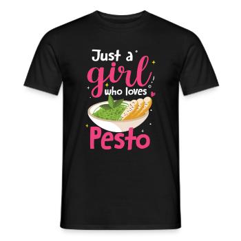 Pesto - Männer T-Shirt - Schwarz - Vorne - AI Model Male 178 light (178cm)