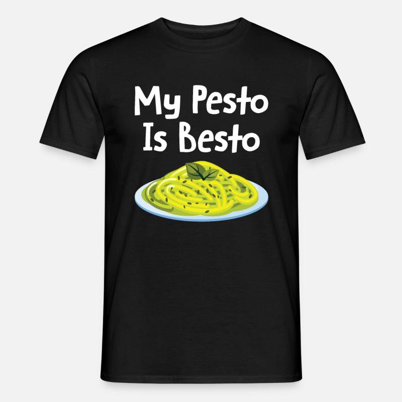 Pesto - Männer T-Shirt - Schwarz