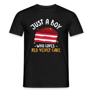 Velvet Cake Cake Cadeau - T-shirt homme - noir - Devant - AI Model Male 178 light (178cm)