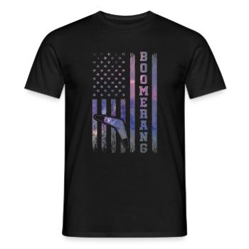 Boomerang - T-shirt homme - noir - Devant - AI Model Male 178 light (178cm)