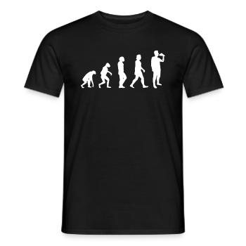 Jambon - T-shirt homme - noir - Devant - AI Model Male 178 light (178cm)