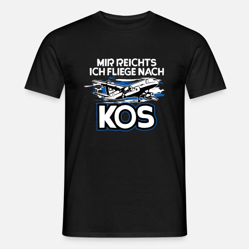 Kos - Männer T-Shirt - Schwarz
