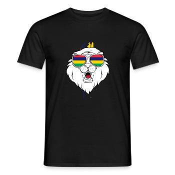 Mauritius - Men's T-Shirt - black - Front - AI Model Male 178 light (178cm)