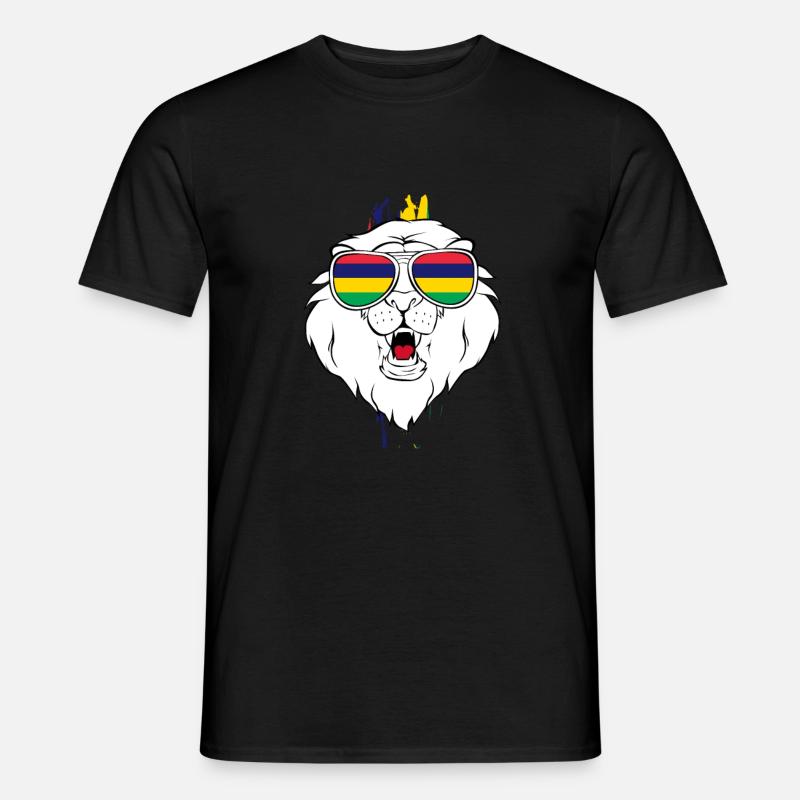 Mauritius - Männer T-Shirt - Schwarz