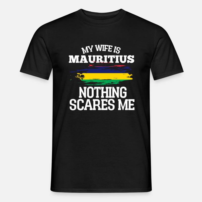Mauritius - Männer T-Shirt - Schwarz