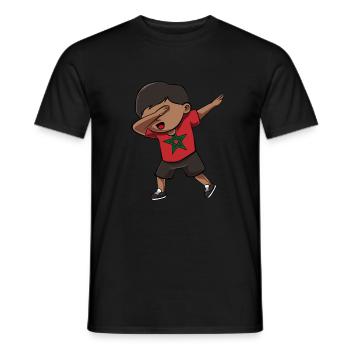 Maroc - T-shirt homme - noir - Devant - AI Model Male 178 light (178cm)