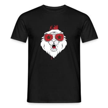 Maroc - T-shirt homme - noir - Devant - AI Model Male 178 light (178cm)