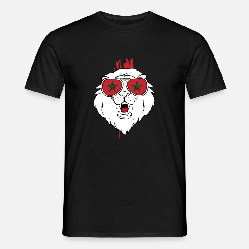 Marokko - Männer T-Shirt - Schwarz