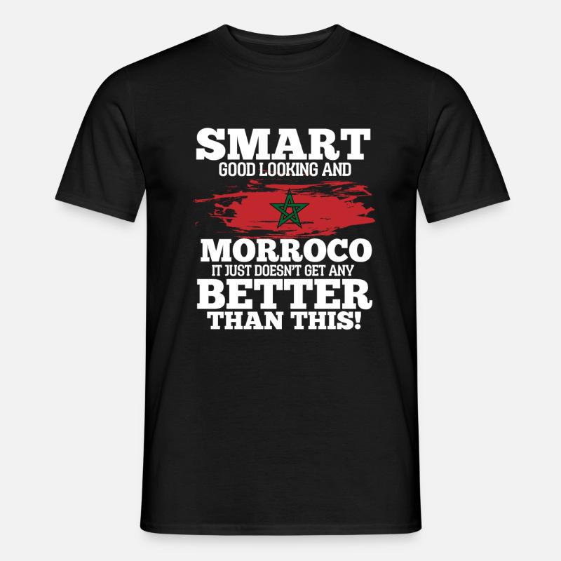 Marokko - Männer T-Shirt - Schwarz