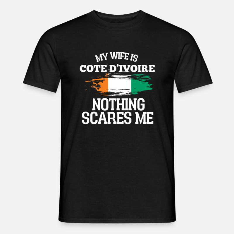Épouse Côte d’Ivoire - T-shirt homme - noir