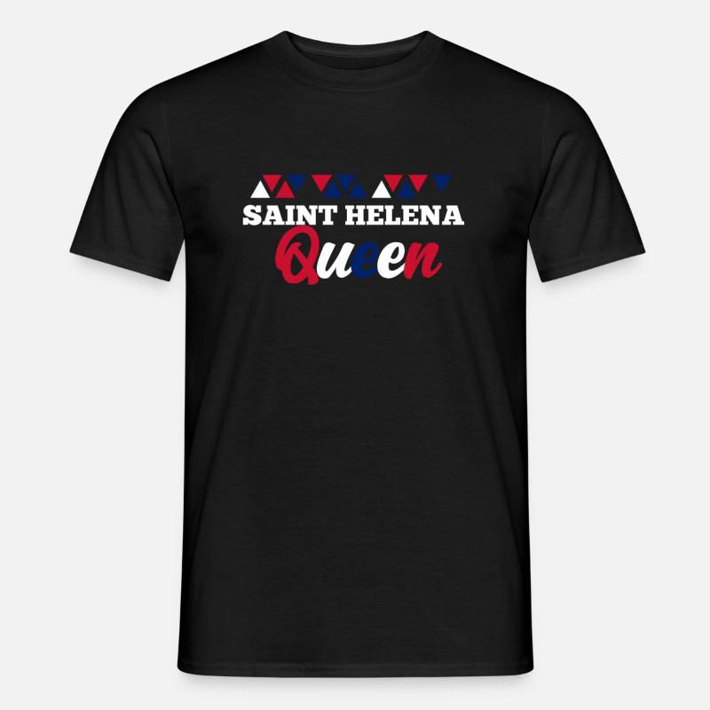 Saint Helena - Männer T-Shirt - Schwarz