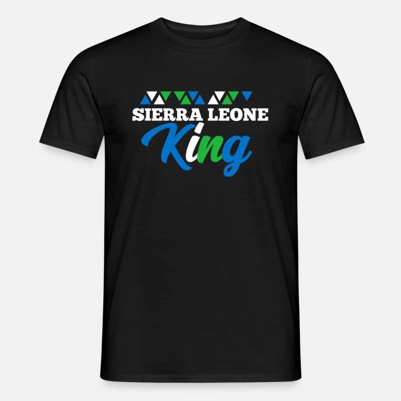 Sierra Leone - Männer T-Shirt - Schwarz