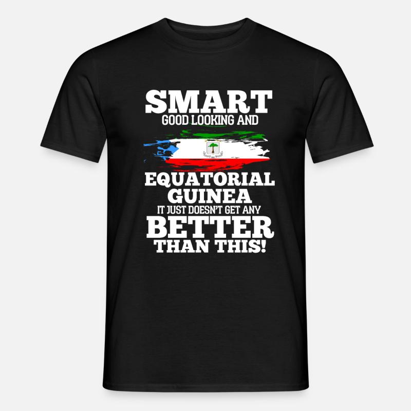 Äquatorialguinea - Männer T-Shirt - Schwarz