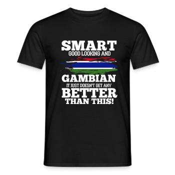 Ghana - T-shirt homme - noir - Devant - AI Model Male 178 light (178cm)