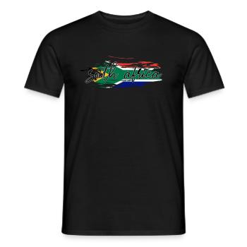 Afrique du Sud - T-shirt homme - noir - Devant - AI Model Male 178 light (178cm)
