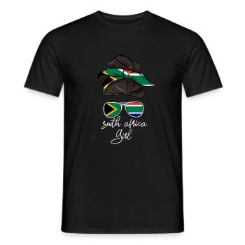 Afrique du Sud - T-shirt homme - noir - Devant - AI Model Male 178 light (178cm)