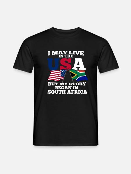 South Africa - Men's T-Shirt - black