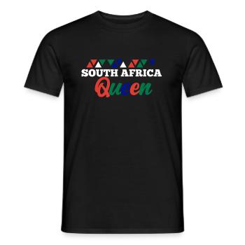 Afrique du Sud - T-shirt homme - noir - Devant - AI Model Male 178 light (178cm)