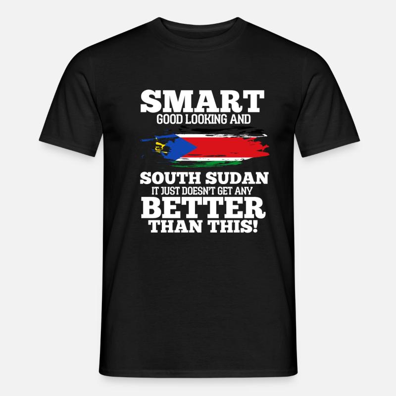 Südsudan - Männer T-Shirt - Schwarz