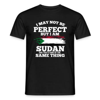Sudan - Men's T-Shirt - black - Front - AI Model Male 178 light (178cm)