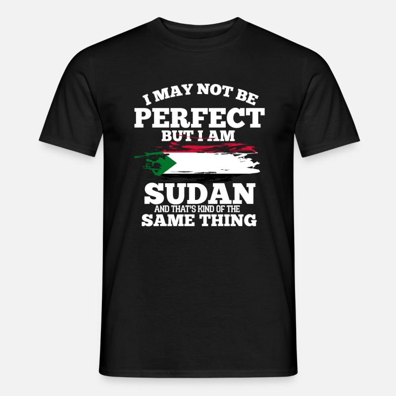 Sudan - Männer T-Shirt - Schwarz