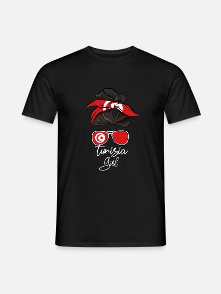 Tunisia - Men's T-Shirt - black