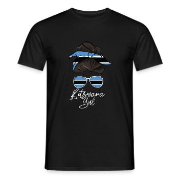 Botswana - Men's T-Shirt - black - Front - AI Model Male 178 light (178cm)