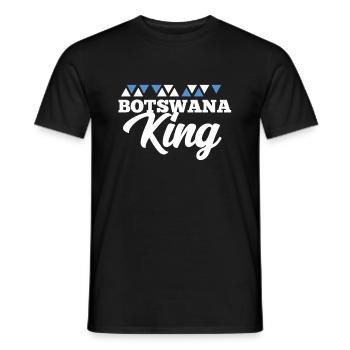 Botswana - Men's T-Shirt - black - Front - AI Model Male 178 light (178cm)
