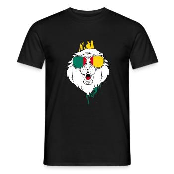 Kamerun - Männer T-Shirt - Schwarz - Vorne - AI Model Male 178 light (178cm)
