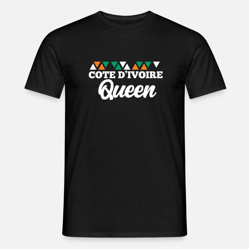 Elfenbeinküste - Männer T-Shirt - Schwarz