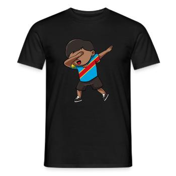 Kongo - Männer T-Shirt - Schwarz - Vorne - AI Model Male 178 light (178cm)