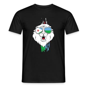 Gabon - Men's T-Shirt - black - Front - AI Model Male 178 light (178cm)